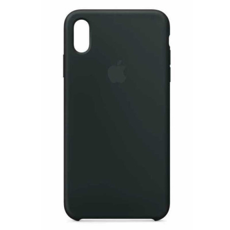 Coque en Silicone iPhone XS Max Noir - MRWE2Z | Smarty Paris